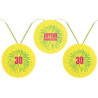 Guirlande 30 Ans Anniversaire Jaune - déco de salle | Tralala-Fêtes.fr