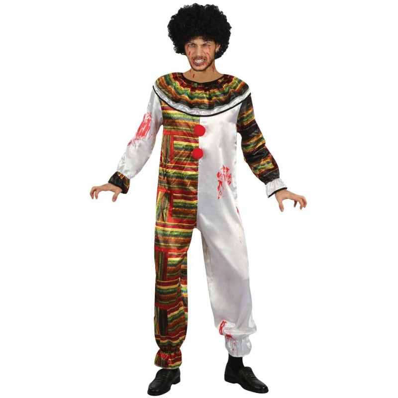 Costume de clown tueur maléfique homme pour Halloween