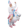 Déguisement porte-moi licorne gonflable adulte Déguisement porte-moi licorne gonflable adulte