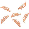 Confettis de table joyeu anniversaire rose gold en bois Confettis de table joyeu anniversaire rose gold en bois