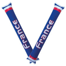Clap clap aux couleurs de la France bleu blanc rouge