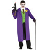 Costume d'Halloween homme bouffon style joker