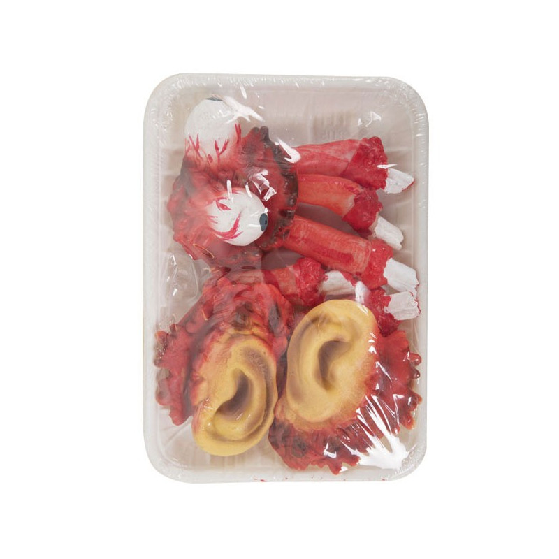 Barquette d'organes sanglants pour déco de soirée d'Halloween Barquette d'organes sanglants pour déco de soirée d'Halloween