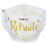 Masque lavable pour départ à la retraite Masque lavable pour départ à la retraite