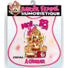 Accessoire bavoir d'anniversaire 18 ans rose et blanc