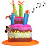 Chapeau 40 ans musical pour anniversaire Chapeau 40 ans musical pour anniversaire