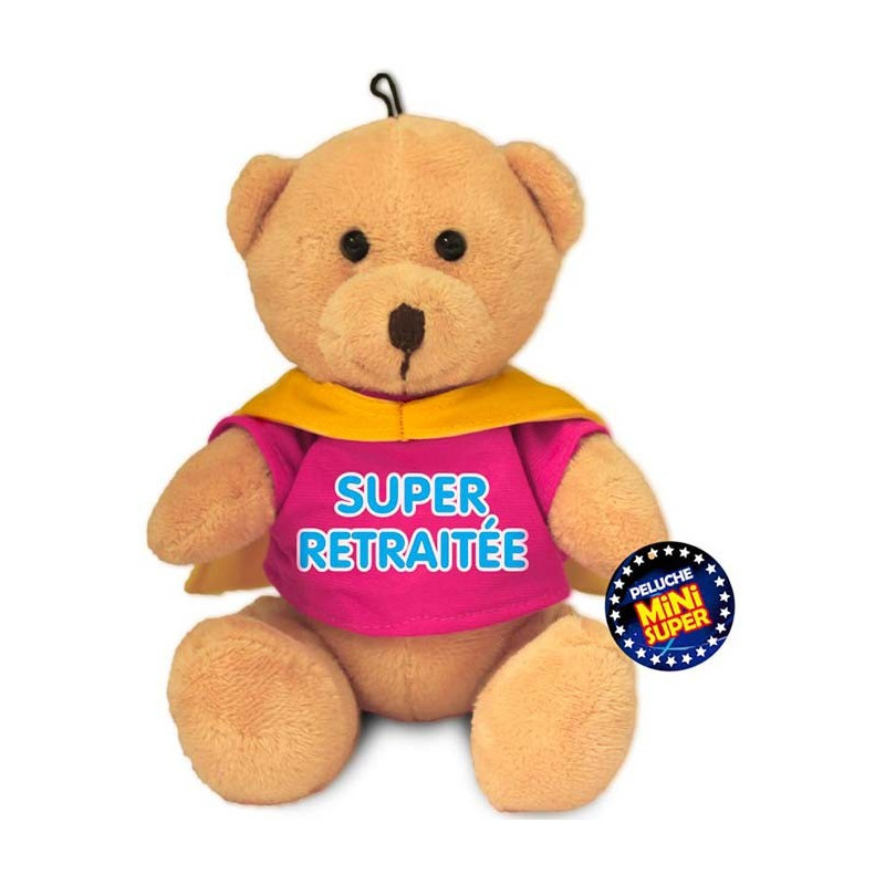 Ours en peluche départ à la retraite femme