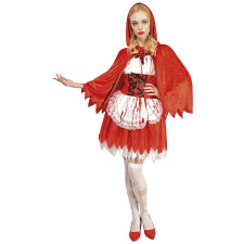 Déguisement Halloween petit chaperon rouge femme