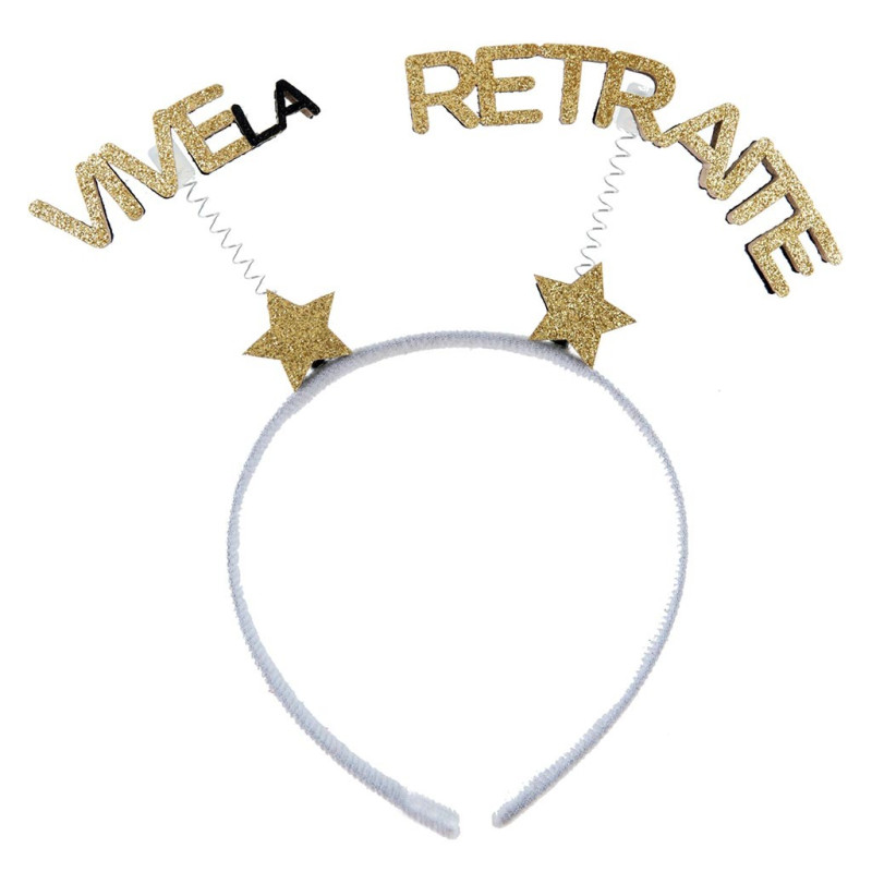 Serre-tête retraite or