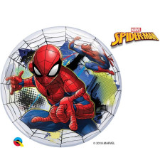Ballon anniversaire Spider-Man bubble pour décoration anniversaire enfant