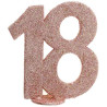 Décoration pour table d'anniversaire 18 ans rose gold Décoration pour table d'anniversaire 18 ans rose gold