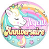 Ballon licorne joyeux anniversaire Ballon licorne joyeux anniversaire