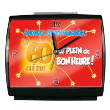 Cadeau réveil anniversaire 60 ans