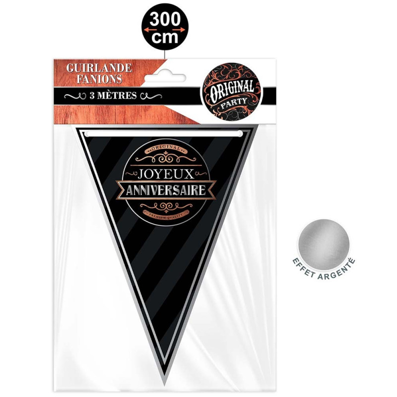 Guirlande pour anniversaire homme