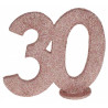 Déco pour table d'anniversaire rose gold 30 ans Déco pour table d'anniversaire rose gold 30 ans