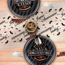 Décoration d'une table d'anniversaire homme