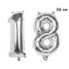 Ballons en forme d'âge 18 ans pour décoration d'anniversaire Ballons en forme d'âge 18 ans pour décoration d'anniversaire