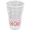 Gobelets 40 ans d'anniversaire panneau de signalisation Gobelets 40 ans d'anniversaire panneau de signalisation