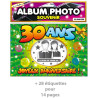 Album photo souvenir pour anniversaire 30 ans