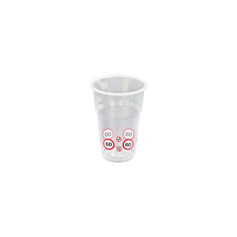 Gobelets pour un anniversaire 60 ans Gobelets pour un anniversaire 60 ans
