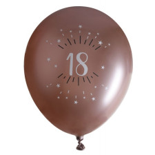 Ballon rose gold pour anniversaire 18 ans