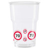 Verres pour un anniversaire 70 ans Verres pour un anniversaire 70 ans
