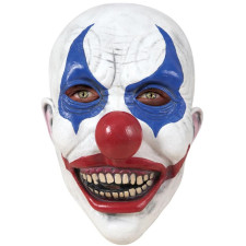 Masque Halloween intégral de clown tueur au visage coloré