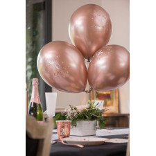 Bouquet de ballon 20 ans rose gold pour décoration Bouquet de ballon 20 ans rose gold pour décoration