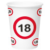 Grands gobelets pour fêter les 18 ans