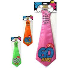 Accessoire cravate d'anniversaire 60 ans