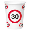 Gobelets anniversaire 30 ans grande contenance