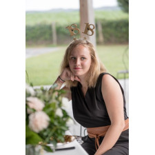 Accessoire serre-tête d'anniversaire 18 ans