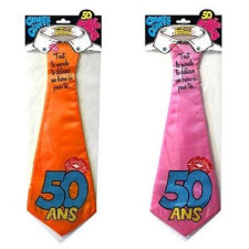 Accessoire cravate anniversaire 50 ans
