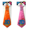 Accessoire cravate anniversaire 50 ans