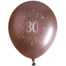 Ballon rose gold pour anniversaire 30 ans décoration