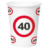 Gobelets pour anniversaire 40 ans