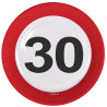 Assiettes en carton 30 ans pour anniversaire Assiettes en carton 30 ans pour anniversaire