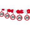 Grande guirlande pour anniversaire 20 ans Grande guirlande pour anniversaire 20 ans