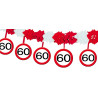 Guirlande 60 ans décorative pour anniversaire