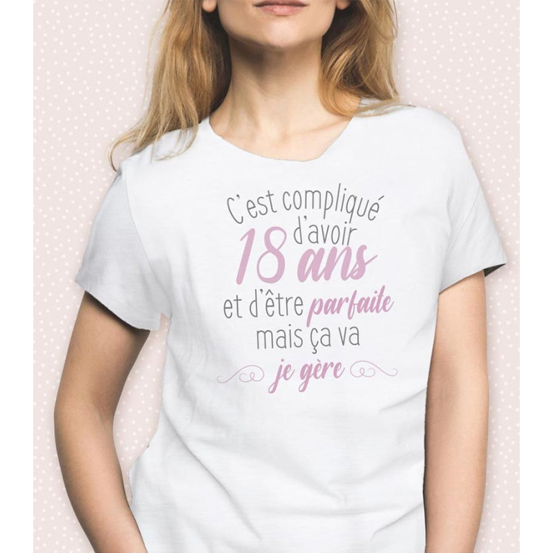 Tee-shirt enfant 18 ans cadeau