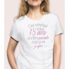 Tee-shirt 18 ans femme