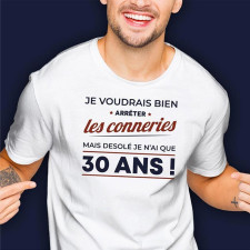 Tee-shirt 30 ans homme