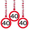 Suspensions d'anniversaire 40 ans