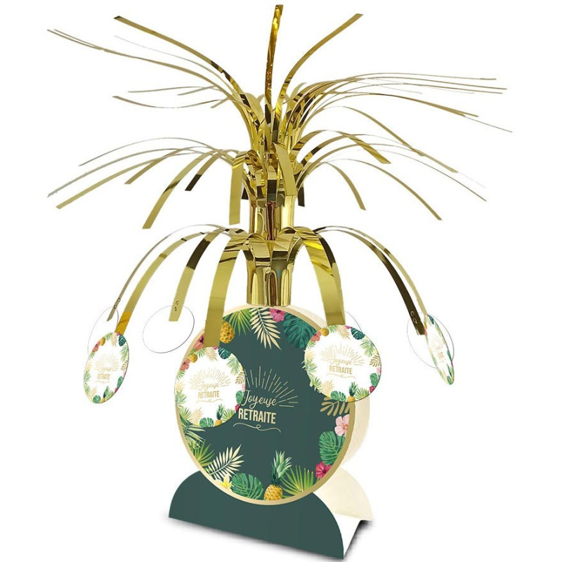 Centre de table décoration départ à la retraite