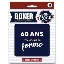 Caleçon anniversaire 60 ans pour cadeau humoristique