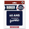 Caleçon anniversaire 60 ans pour cadeau humoristique