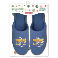 Chaussons homme cadeau retraite