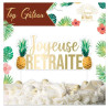 Décoration gâteau pour retraite