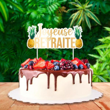 Décoration gâteau départ en retraite