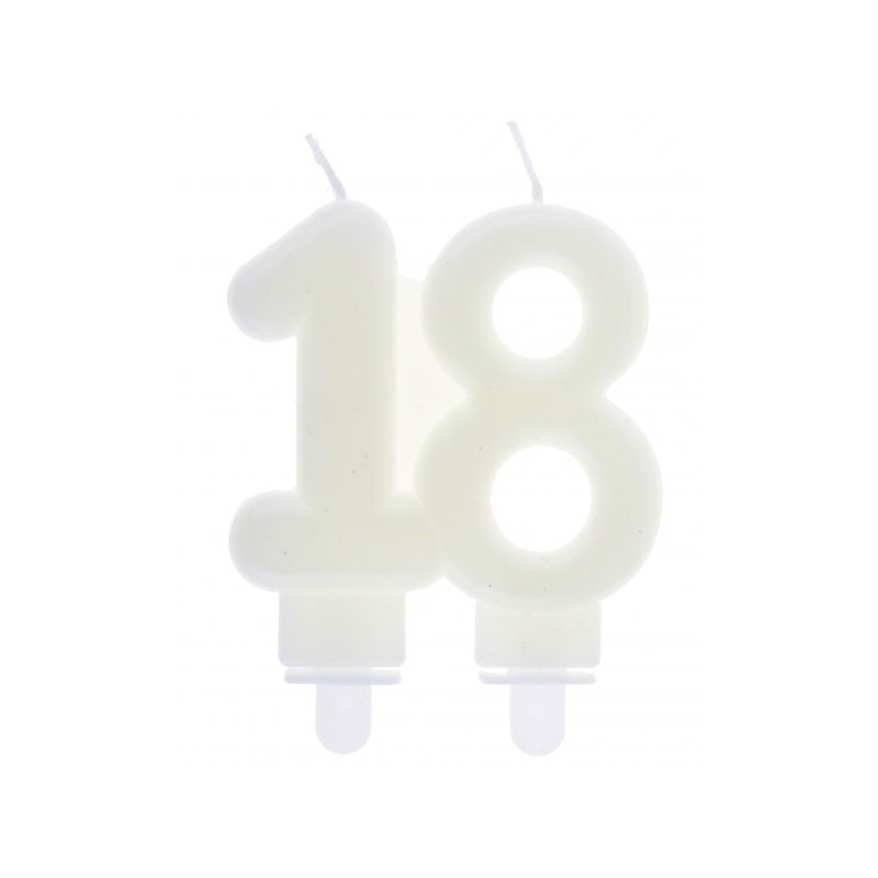 Bougie fluo 18 ans pour anniversaire